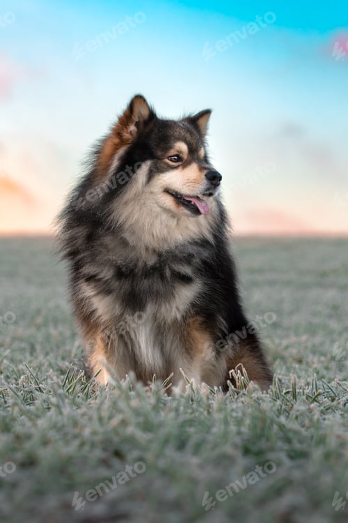 Preview: Portrait of Finnish Lapphund dog