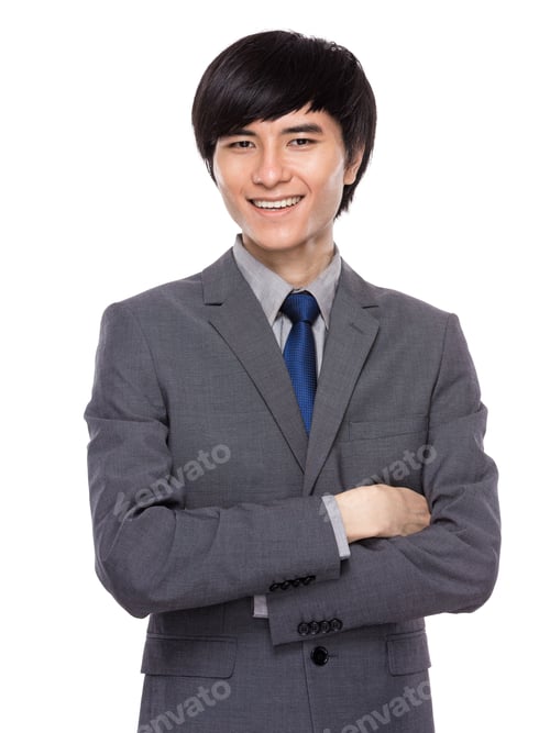 Preview: Asian businessman portrait