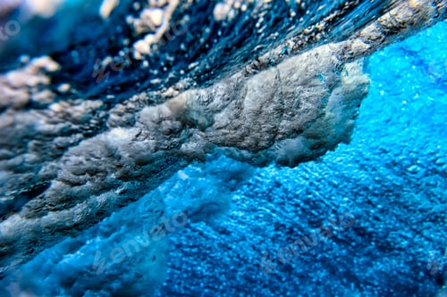 Preview: Underwater view of ocean wave
