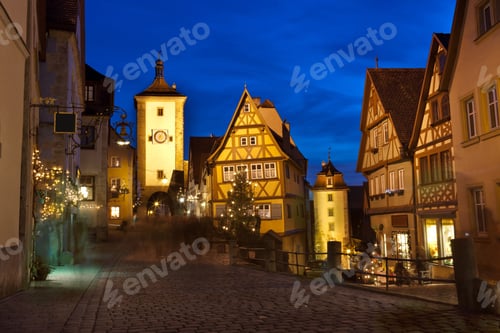 Preview: Rothenburg ob der Tauber by night