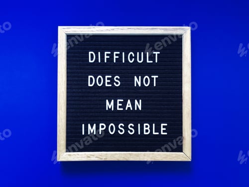 Visualização: Difficult does not mean impossible