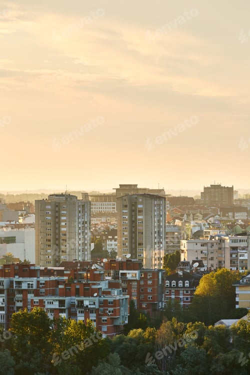 Preview: The view of cityscape of Novi Sad, Serbia.