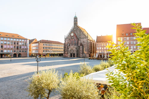 Preview: Central square of the old town in Nurnberg, Germany