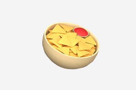 Preview: Nachos 3D Illustrations