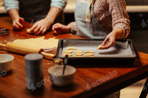 Preview: Baking homemade cookies in a cozy kitchen