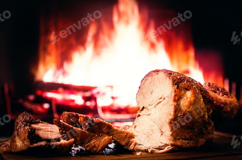 Preview: Baked pork meat