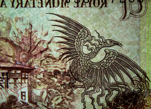 Vista previa: Closeup banknote detail background