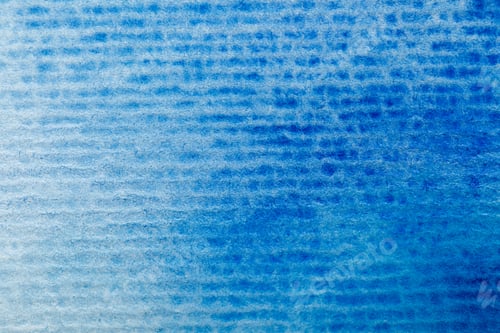 Preview: close up view of blue watercolor paint on textured background