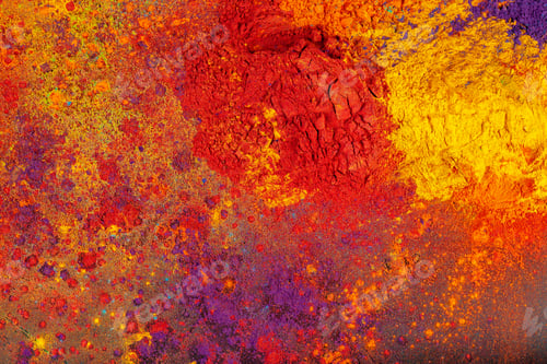 Preview: Colorful background made of Indian colorful dyes