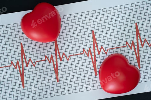 Preview: Layout of medical symbol of cardiac arrest