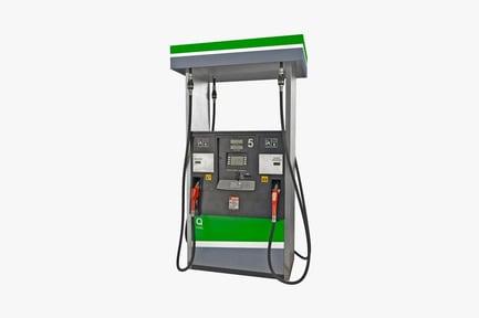 Preview: Fuel dispenser with dual nozzles and digital display