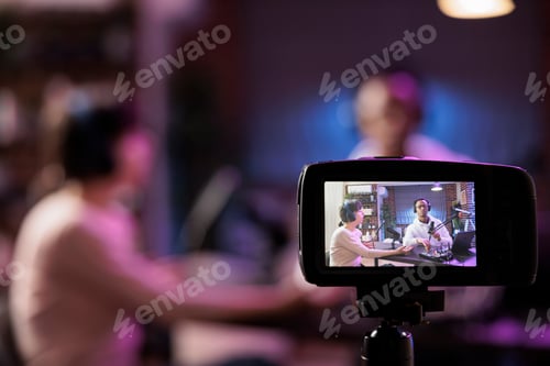 Preview: Professional camera used for podcast
