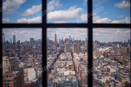 Preview: Window view of downtown New York city