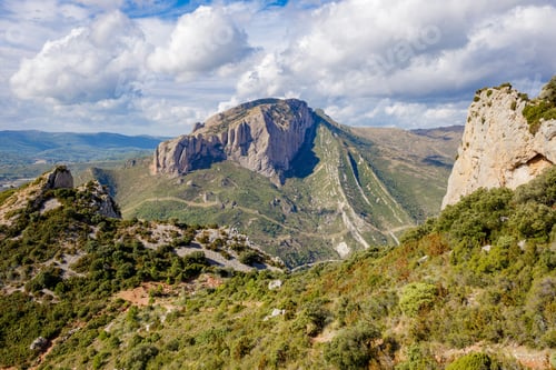 Preview: View from Mallos de Riglos, in Huesca, Spain