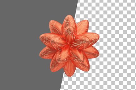 Preview: Glitter Abstract Red Spiked Grid 3D Icon