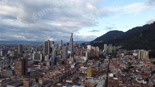 Preview: Aerial View of the Urban Landscape Full of High Buildings