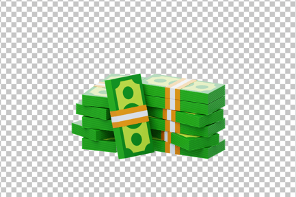 Preview: Bundle Money 3D Icon