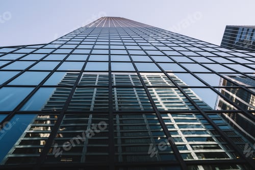 Preview: Modern office building reflecting other skyscraper