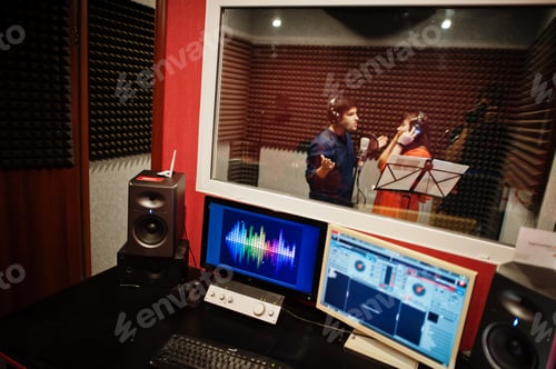 Preview: Audio record studio room