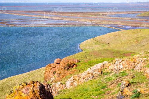 Preview: Views towards San Francisco bay from Coyote Hills Regional Park, Fremont, California