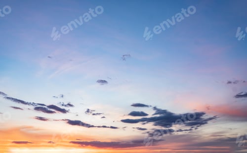 Preview: photo of beautiful sunset at sunset