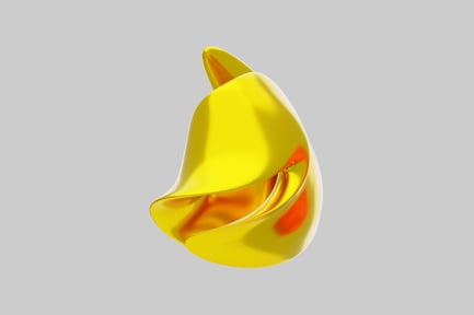 Preview: Abstract golden bell marketing icon