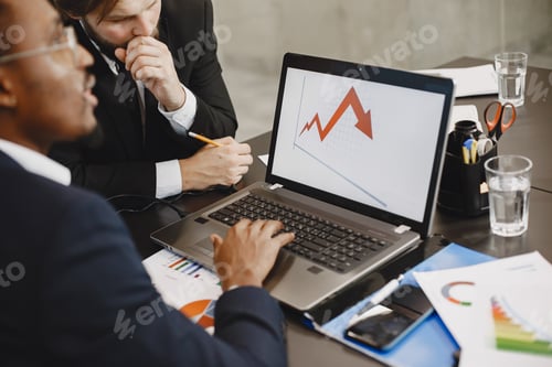 Preview: Two busines partners men in the office
