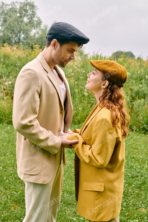 Preview: Serene couple embracing nature