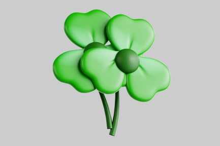 Preview: Green clover flower