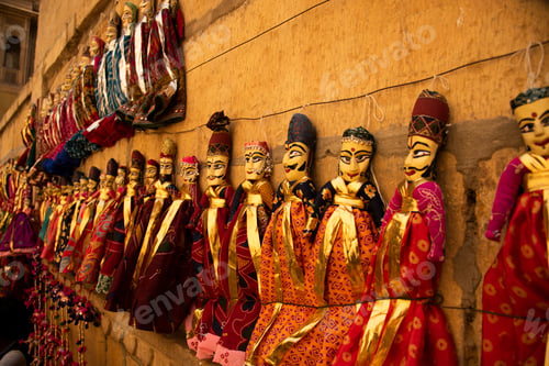 Preview: Marionette puppet india rajasthan jaisalmer