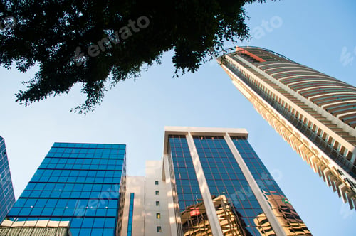 Preview: Office Buildings in the Business District of Brisbane, Queensland, Australia