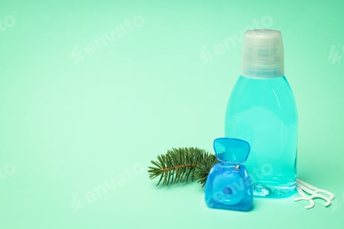 Preview: Concept of tooth care, space for text