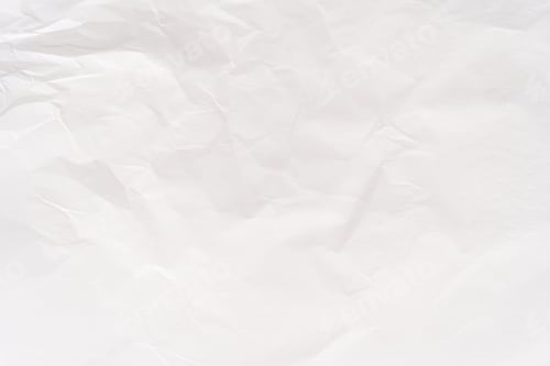 Preview: Crumpled white paper texture with soft shadows for design and creative background projects