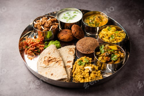 Preview: Millet Food thali or platter is an Indian vegetarian age old way of eating