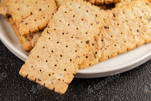 Preview: cracker whole grain healthy food durum wheat cookies tasty snack fresh gourmet food