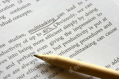 Preview: Right technique to use underline technique in a book.
