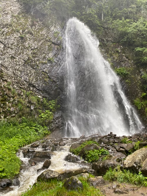 Preview: Queureuilh waterfall, Le Mont-Dore, Puy-de-Dome, Auvergne, France