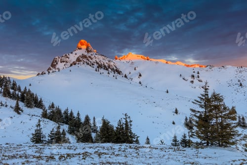 Preview: sunrise in Ciucas Mountains, Romania
