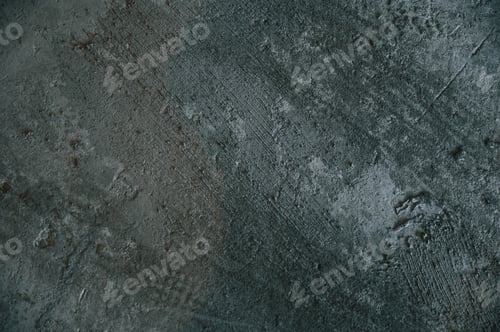 Preview: Background of dirty concrete floor with footsteps and lines on it