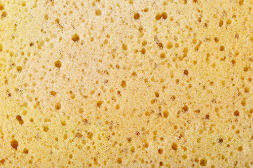 Preview: Yellow sponge texture showing porous cell structure