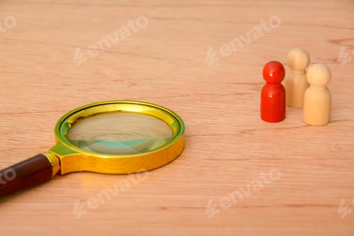 Preview: magnifying glass symbolizes entrepreneurs search innovative ideas and solutions businesses forward.