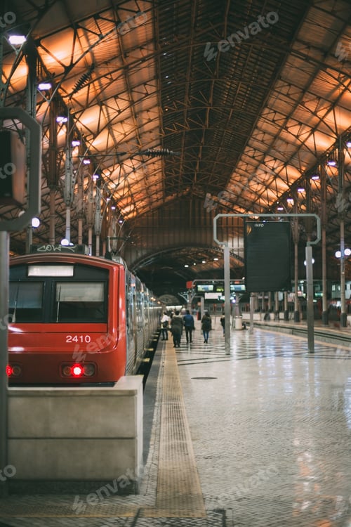 Preview: Train station in Lisbon