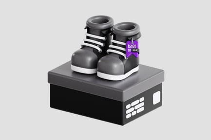 Preview: Shoes Sale 3D Icon
