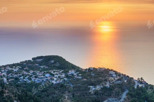 Preview: sunset on the sea