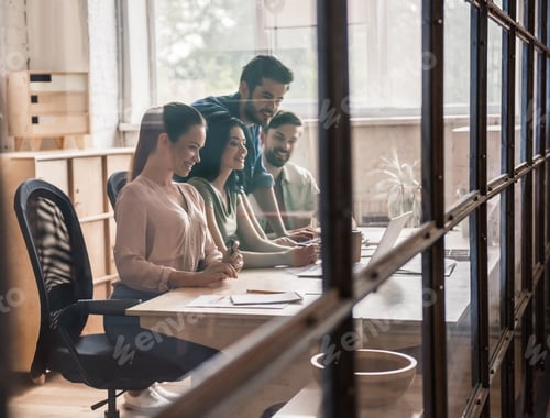 Preview: Young business team working