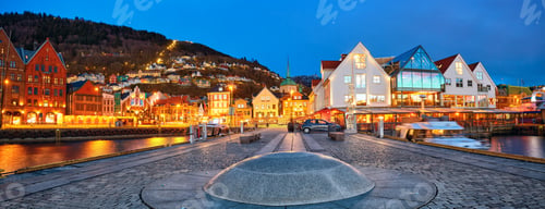 Preview: Bergen harbor panorama
