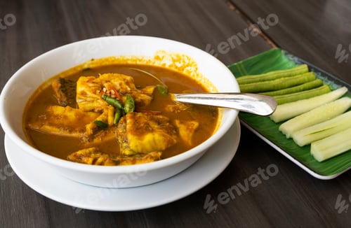 Preview: Seabass Spicy Curry, Southern Thai Food