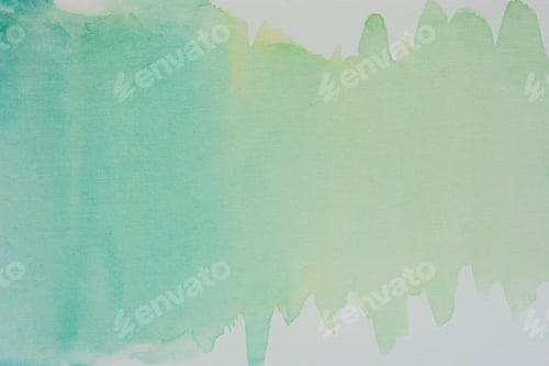 Preview: Watercolor solid green background with glitter.