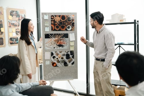 Preview: Professional Marketing Team, Diverse Colleagues and Businesswoman Collaborate Meeting
