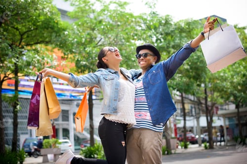 Preview: People Shopping Spending Customer Consumerism Concept